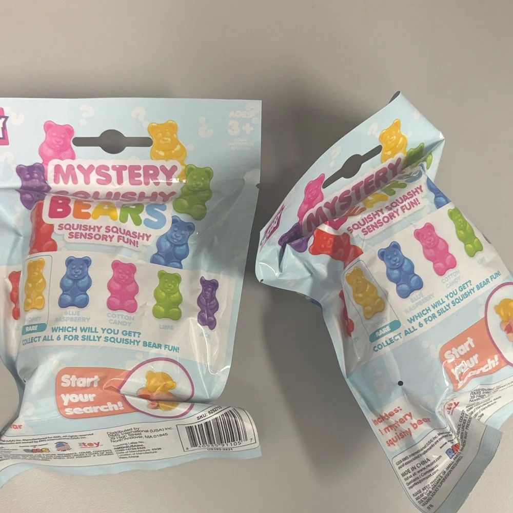 Viral Mystery Squishy Bears Pack of 2 Bears